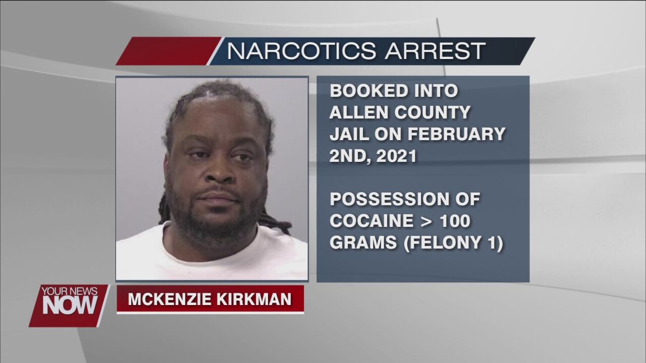Over 300 grams of suspected cocaine seized during Lima narcotics investigation